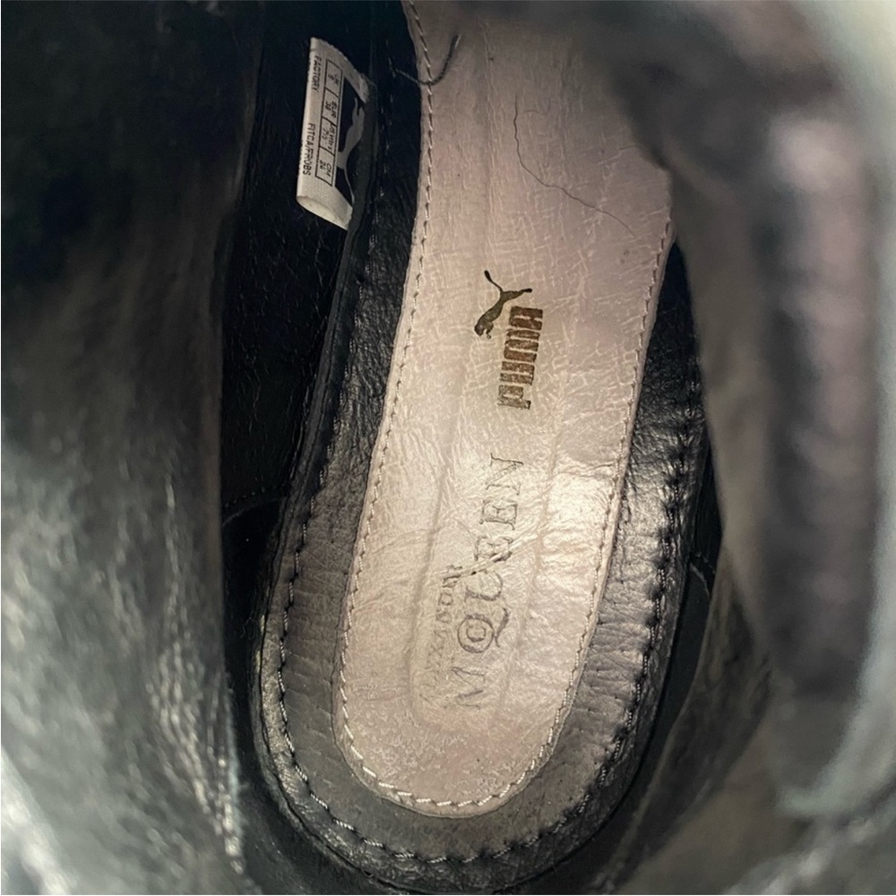 Alexander McQueen & Puma collaboration! Black leather sneakers, Size 38! - Picture 10 of 10